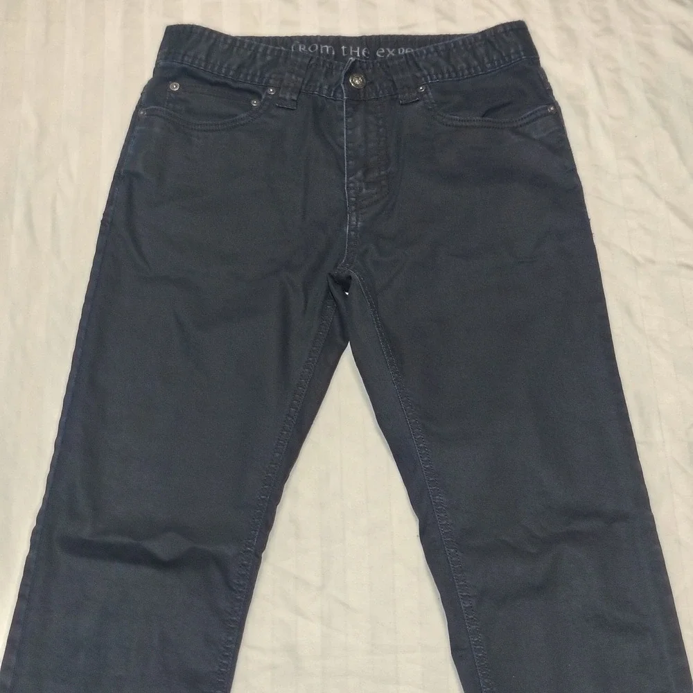 Prana Pants Mens 28x32 Dark Navy Slim Fit Bridger Performance Outdoor Casual